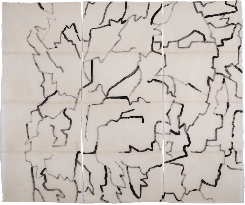 Manga 1604/7c - huile sur papier thailandais, 200x225 - 2015